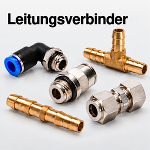 Leitungsverbinder für Pneumatik und Druckluft